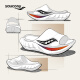 索康尼（SAUCONY）Cradle摇篮224夏运动恢复凉拖拖鞋夏季男女沙滩鞋子 S28903-2-白黑 43 不偏小，正码正拍