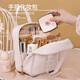 Cosmetic bag for women 2025 new high-end portable large-capacity travel cosmetic bag storage bag high-end toiletry bag milk apricot white