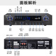 HYUNDAI现代BK10专业中小型会议室音响套装壁挂式音箱蓝牙功放无线话筒组合教学培训店铺音响系统设备 【两音响/八鹅颈】会议音响套装（20-120平）