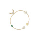 Swarovski Remix Horn Bracelet Women's Gold Plated Gold Plated S Brand Original Box (Random Color)