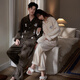 Princess Mark flannel couple pajamas for women in winter cute puppy thickened velvet cartoon autumn and winter home clothes for men HZR92954-cute dog couple men's XL
