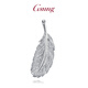 GsunG platinum pendant women's new PT950 feather pendant platinum pendant couple style peace angel pendant fashion price by gram, please contact customer service before bidding for gold price