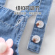 Youqi baby overalls spring and autumn style baby girl Western-style one-piece clothes newborn denim overalls spring outer wear blue 80cm