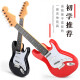 Jingqiao Kinder großer Größe spielt Jungen und Mädchen Simulation Ukulele Elektronische Gitarrenspielzeugmusik Anfänger Musikinstrument grenzüberschreitende A-Style Red E-Gitarre ~ String Induktion Lademodell