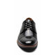 Florsheim Boys' Oxford Shoes Brown Leather Comfortable Memory Insoles Lace-up Black 3 Big Kid
