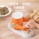 Changyin's new dumpling-making artifact is a small household machine that can quickly press dumpling skin molds and is used to make dough rolls. Orange dumpling-making artifact + skin press