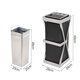 
Mrs. Zhuang Stainless Steel Trash Can Hotel Lobby Vertical Ashtray Smoke Extinguishing Bucket [Stainless Steel 28*28*69cm] ZTT1283
