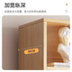 MIKEMIJIA bookshelf simple floor-standing storage multi-functional large-capacity space-saving storage rack multi-layer storage bookshelf cabinet cabinet door style 80*24*180cm pastoral color