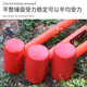 Guadi hollow extended shock-proof handle rubber hammer hits the tank rubber hammer without traces household rubber hammer 1.3 meters shock-proof handle rubber hammer extra large