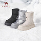 骆驼（CAMEL）冬季新款中筒雪地靴厚底加绒加厚舒适棉鞋保暖靴女 L23W577074米色 38