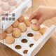 RSRDDY Refrigerator Egg Storage Box Fresh Box Organizing Artifact Shelf Holder Egg Box Special Drawer Type Chicken 1 Double-layer Egg Box + 2 Upside Down Drawer Box Save 13.6 Yuan