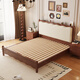Laisda American en bois massif lit noyer 1,5 m double lit français classique lit doux lit yf688 # 1,5 lit + coussin