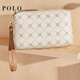 POLO clutch bag women's handbag large capacity printed double-layer handbag versatile wallet coin wallet birthday gift