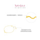 Chow Tai Fook SOINLOVE Cute Pet Zodiac Snake 18K Gold Bracelet VE201 Birthday Gift 15cm