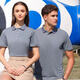 polo衫短袖定制印logo印字公司工作服工衣校服上衣夏季广告文化衫 灰色698 L 《120-135斤》
