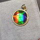 Ancient Canadian new other/other natural crystal/semi-precious stone necklace women's ammolite David satellite pendant