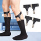 Ifsong Men's Formal Wear Business Sexy Double Clamp Gold Belt European y americanos Clip Clip Single Clip Long Stockings Anti-Slip Leg Rock Clip Black 2 Clip Goling Belt (calcetines gruesos y delgados Universales)