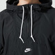 Nike (Nike) Sweatshirt Men's 2025 Spring New Sportswear Wovens Breathable Half Zipper Men's Pullover FN3893-010 Black XL
