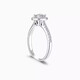 I Do platinum PT950 diamond ring for women, round bag, 1 carat diamond ring, cultivated diamond wedding ring, proposal, wedding, gift for wife and girlfriend, round bag - 1 carat diamond size 9
