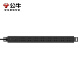 Bull (Bull) PDU Desktop sobrecarga y protección de supervotación en el escritorio Sports gabinete gabinete enchufe/cable de cable/enchufe/fila Interruptor de control principal de 8 posiciones 1.8 metros Especificaciones GNE-P108E Negro