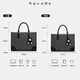 
NUCELLE Black Duck Tote Bag 2025 New Large Capacity Shoulder Bag Work Commuter Handbag Birthday Gift