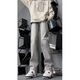 Chaohandu neuer Stil 2024 Zement Rauchgrau Schlanke Jeans für Männer und Frauen für Herbst Dünne amerikanische High-T-T-Hose G841 Cement Grey 3xl 160-175jin [Jin gleich 0,5 kg]