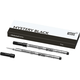 Montblanc Meisterstück Series Ball Ball Pen Signature Pen Black Refill Original Authentic 2 Pack F Tip Valentine's Day Gift Small Box - 2 Pieces in Total