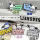 Songhe Fan ins mignon dessin animé Pacha Dog Inspirational Learning Acrylic Stand Ornaments Cadeaux personnalisés Ornements de bureau créatif personnalisés Set 17 Modèles [71 Packages]