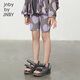 Jnby von Jnby [Sportsreihe] Jiangnan Stoff Kinderkleidung Leggings UV -Schutz Sommerjungen und Mädchen Kinder 1O4E12140 066/graue Farbe gemischte Farben 130 cm