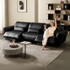 Gujia Home Italienisch 0 wandgerichtete Sofa kann in den Kehrer in den großen Sitz in Tiefe und hochbeinigem Wohnzimmer eintreten.