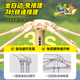 
Mengduofu [Shop Manager highly recommends] Tent outdoor, fully automatic quick opening outdoor tent set, rainproof wild camping tent, 4-6 people, large upgraded two doors and two windows + moisture-proof mat, moisture-proof mat + windproof rope + storage bag + floor nail