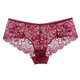 Peitsche Hasen Unterwäsche sexy bequeme hohle Frauen mit niedriger Taille verführerische Spitze Dünne atmungsaktive Slips Bogen 9216nk-grau M (geeignet für Gewicht 95-115jin [Jin gleich 0,5 kg]))