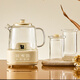 World KitchenAmerican Corning Health Pot Full Glass Constant Temperature Pot Multifunctional Office Tea Maker Kettle Scented Tea 1.2L Top Version Glass Pot + Tea Strainer + Stew Cup