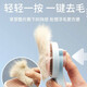 Cat hair comb to remove floating hair artifact, pet-specific opening knot, small and medium-sized dog hair removal steel needle cleaning, small comb - transparent powder - 1 piece