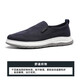 Qianbaidu Sommer bequeme Leinwandschuhe Herrenschuhe Leicht und vielseitig atmungsaktive Freizeitschuhe Herrenschuhe Marine Blue 42