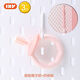 IKV donut teether baby toothbrush cleans the mouth baby molar stick silicone bite teether + anti-chain brown
