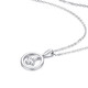 Mengjinyuan platinum pendant PT950 romantic four-leaf clover pendant simple light luxury women's pendant does not include necklace
