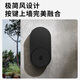 Heidemann (advent) wireless doorbell colorful glare self-generating home one-button silent pager Technology Black