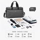 POLO travel bag men's travel bag luggage bag handbag large capacity commuter storage bag sports fitness bag business trip bag coconut gray