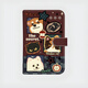 Sac de rangement de billets de passeport Shantou Lincun Portable pour aller à l'étranger Cat de passeport de passeport de chat et de chien Certificat Pack de protection Pack de carte multifonctionnement de chat [Denzi Bourne Mountain]