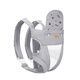 Jingmengyuan baby holding artifact liberates two hands newborn baby strap baby horizontal front hug style simple multifunctional and lightweight Monet gray printed head protection