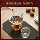 Mingguang tea leak glass tea filter stainless steel fine filter tea filter tea filter tea filter tea set accessories