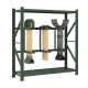 Jinrui Tool Rack, Shield Rack, Anti-riot Equipment Rack, Military Green Spade and Pickaxe Rack, Sub-Rack, Other Sizes Can Be Made on Demand