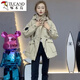 Holzspecker -Baumwollgebühr. Frauen 2024 Frühling und Herbst Neue Parker mittelgroße Arbeitspeakwebe Cassiem Taille Windmantel Baumwoll Beige dünne Baumwolle L 116-130jin [Jin gleich 0,5 kg]