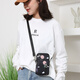 Check this summer's mobile phone bag, shoulder crossbody bag, mini bag, mother's vertical key coin packaging mobile phone arm bag, black and white rhombus