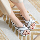 Wanpusen anti-slip silent large-size women's slippers for women indoor and outdoor summer couples wear summer soft-soled sandals for women, women white women's style 37 wide feet, fat, please buy one size