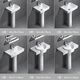 Pedestal wash basin small apartment bathroom triangular pedestal basin integrated ceramic mini floor-standing wash basin balcony 41X36 pedestal basin + hardware accessories - exchange order cold preparation