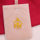 KZD Old Phoenix Gold Store Model Vietnam Sand Gold Pendant Women's Imitation 18K Gold Gold-plated Pendant Bow Single Pendant Bow Pendant