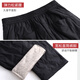 Flying in the Snow Straight Down Pants Women's Outerwear 2025 New Winter Thickened Loose Wide Leg Warm Goose Down Cotton Pants for Middle-aged and Elderly Mothers Pure White Goose Down - Straight Down Pants (Regular Style - Black) Suitable for heights above 161 XL 115-130 Jin Jin equals 0.5 kg