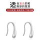 Xinshe pure 999 pure silver earrings for women, simple ear piercing, water drop earrings for sleeping, no need to remove ear hooks, ear hanging silver earrings, a pair of 12mm water drop ear hooks, 999 pure silver
